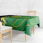 Australia Golden Wattle Tablecloth Aussie Native Flowers Indigenous Art - Aussie Hoodie