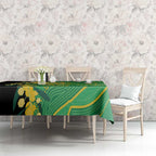Australia Golden Wattle Tablecloth Aussie Native Flowers Indigenous Art - Aussie Hoodie