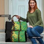 Australia Golden Wattle Travel Bag Aussie Native Flowers Indigenous Art - Aussie Hoodie