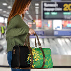 Australia Golden Wattle Travel Bag Aussie Native Flowers Indigenous Art - Aussie Hoodie