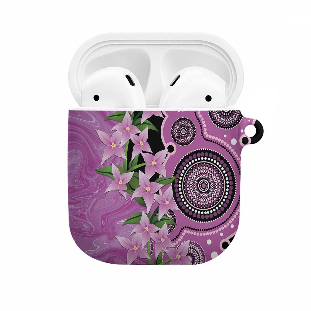 Australia Boronia AirPods Case Aussie Native Flowers Indigenous Art - Aussie Hoodie