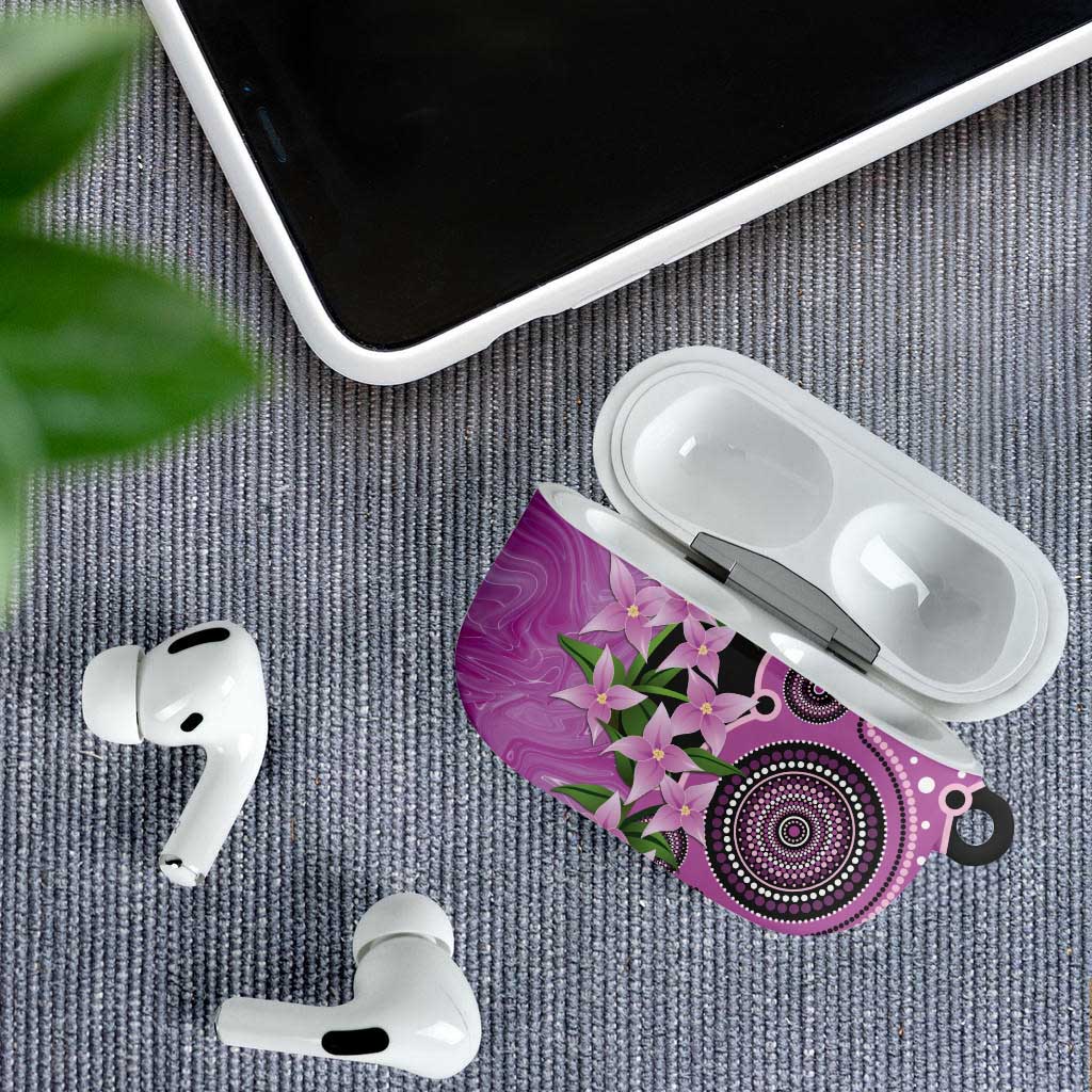 Australia Boronia AirPods Case Aussie Native Flowers Indigenous Art - Aussie Hoodie
