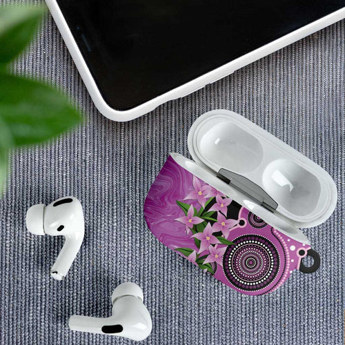 Australia Boronia AirPods Case Aussie Native Flowers Indigenous Art - Aussie Hoodie