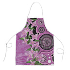 Australia Boronia Apron Aussie Native Flowers Indigenous Art - Aussie Hoodie