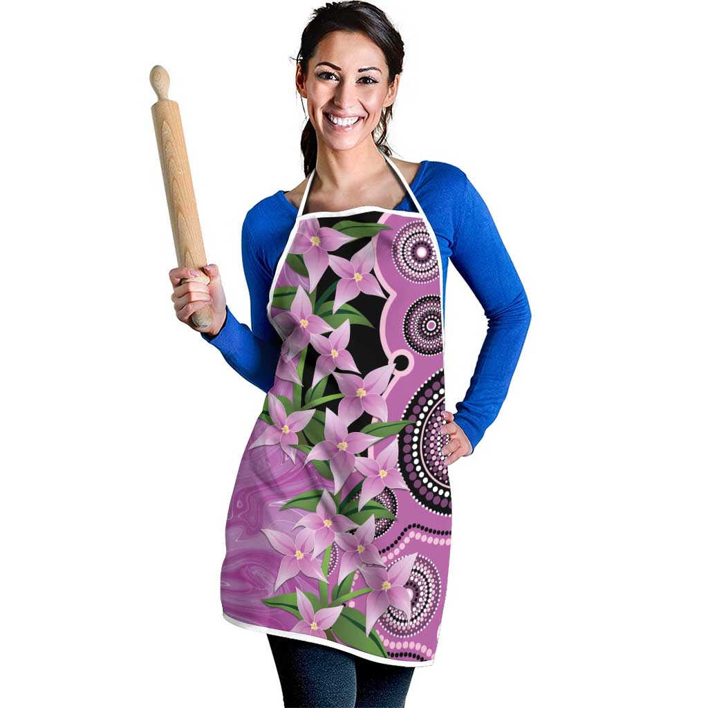 Australia Boronia Apron Aussie Native Flowers Indigenous Art - Aussie Hoodie