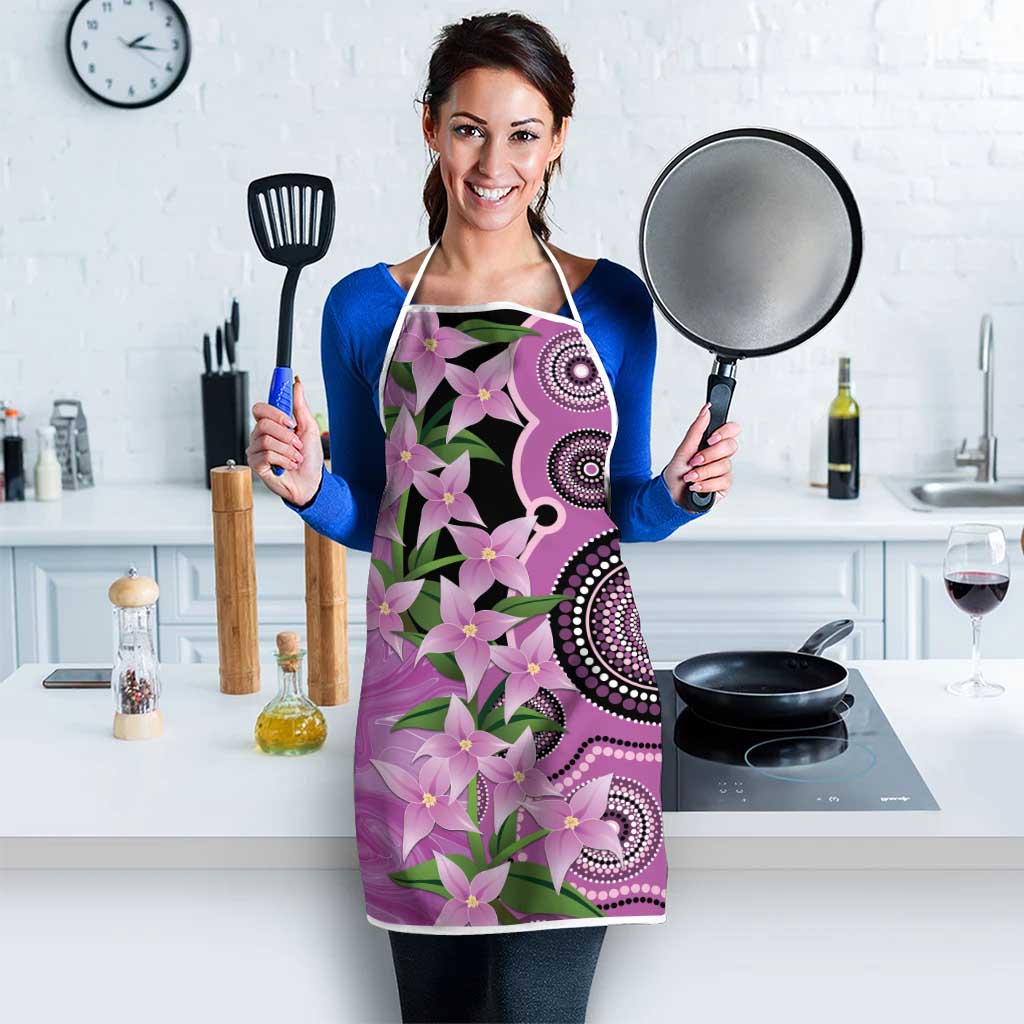 Australia Boronia Apron Aussie Native Flowers Indigenous Art - Aussie Hoodie
