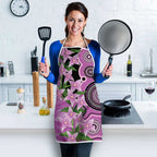 Australia Boronia Apron Aussie Native Flowers Indigenous Art - Aussie Hoodie