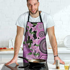 Australia Boronia Apron Aussie Native Flowers Indigenous Art - Aussie Hoodie