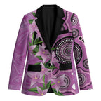 Australia Boronia Blazer Aussie Native Flowers Indigenous Art - Aussie Hoodie