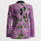 Australia Boronia Blazer Aussie Native Flowers Indigenous Art - Aussie Hoodie