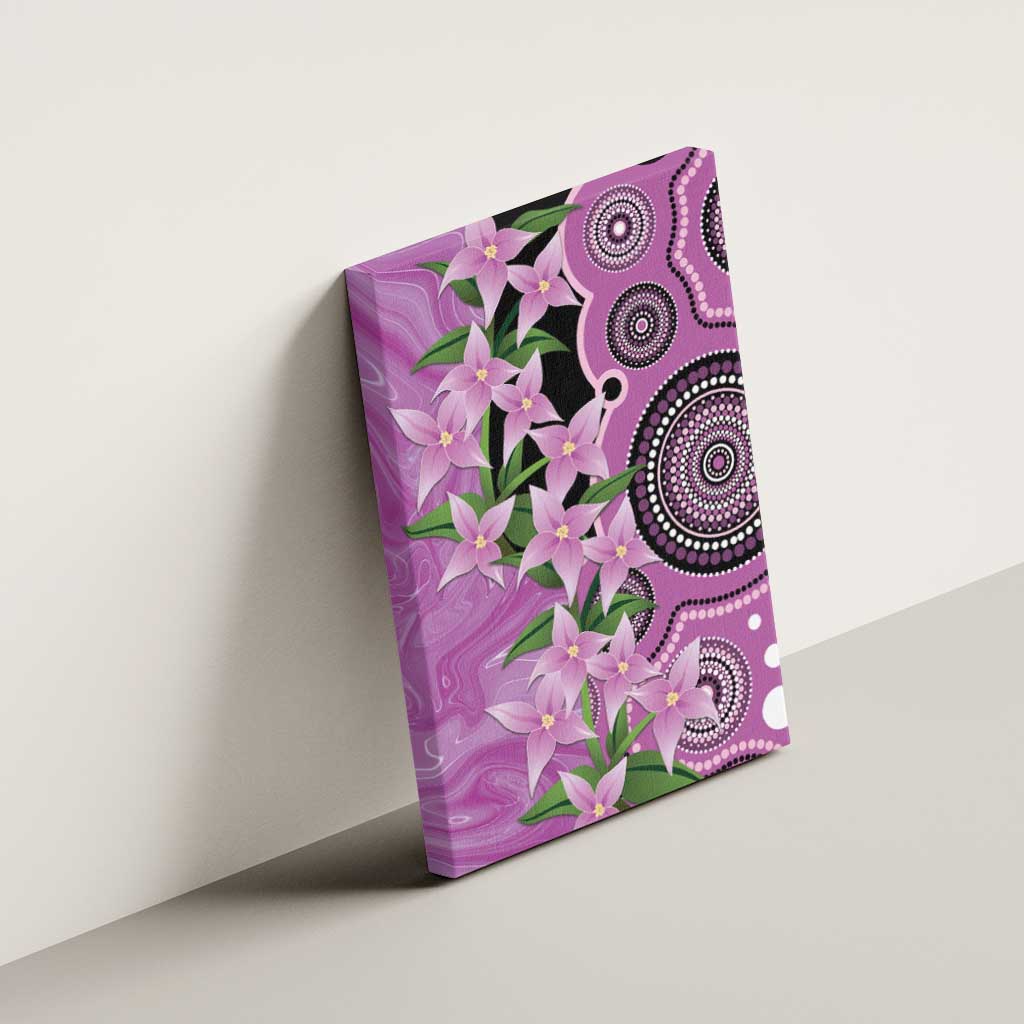 Australia Boronia Canvas Wall Art Aussie Native Flowers Indigenous Art - Aussie Hoodie