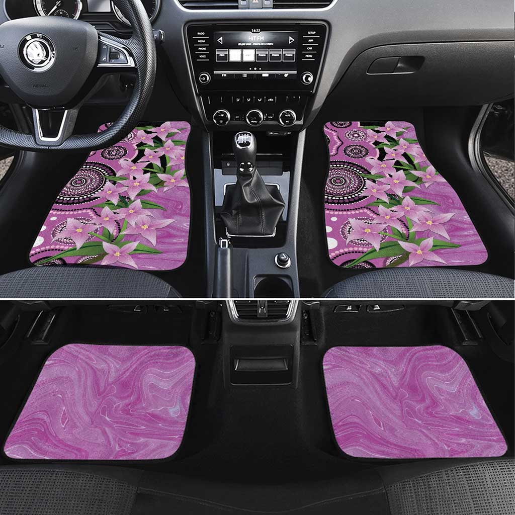 Australia Boronia Car Mats Aussie Native Flowers Indigenous Art - Aussie Hoodie