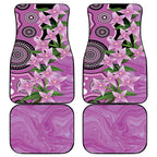 Australia Boronia Car Mats Aussie Native Flowers Indigenous Art - Aussie Hoodie