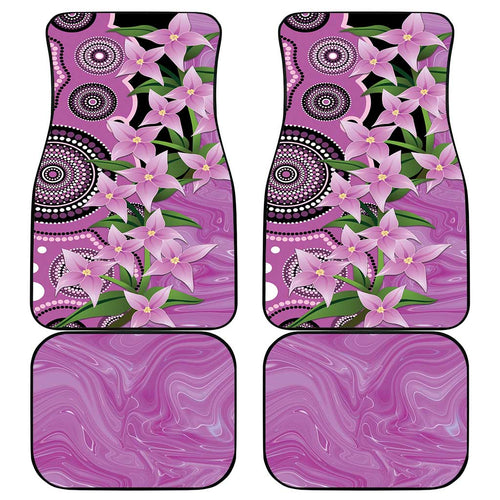 Australia Boronia Car Mats Aussie Native Flowers Indigenous Art - Aussie Hoodie