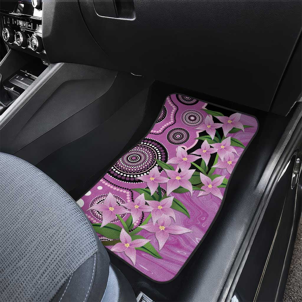 Australia Boronia Car Mats Aussie Native Flowers Indigenous Art - Aussie Hoodie
