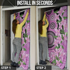 Australia Boronia Door Cover Aussie Native Flowers Indigenous Art - Aussie Hoodie