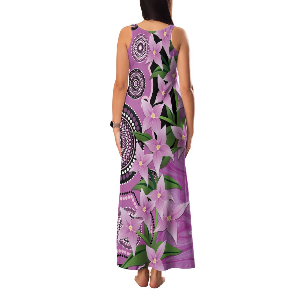Australia Boronia Family Matching Tank Maxi Dress and Hawaiian Shirt Aussie Native Flowers Indigenous Art - Aussie Hoodie