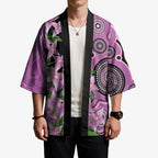 Australia Boronia Kimono Aussie Native Flowers Indigenous Art - Aussie Hoodie