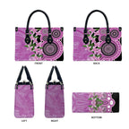 Australia Boronia Leather Bag Aussie Native Flowers Indigenous Art - Aussie Hoodie