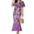 Australia Boronia Mermaid Dress Aussie Native Flowers Indigenous Art - Aussie Hoodie