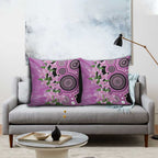 Australia Boronia Pillow Cover Aussie Native Flowers Indigenous Art - Aussie Hoodie