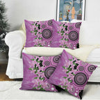 Australia Boronia Pillow Cover Aussie Native Flowers Indigenous Art - Aussie Hoodie