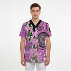 Australia Boronia Scrub Top Aussie Native Flowers Indigenous Art - Aussie Hoodie