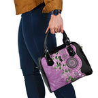Australia Boronia Shoulder Handbag Aussie Native Flowers Indigenous Art - Aussie Hoodie