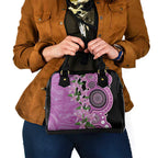 Australia Boronia Shoulder Handbag Aussie Native Flowers Indigenous Art - Aussie Hoodie