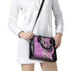 Australia Boronia Shoulder Handbag Aussie Native Flowers Indigenous Art - Aussie Hoodie