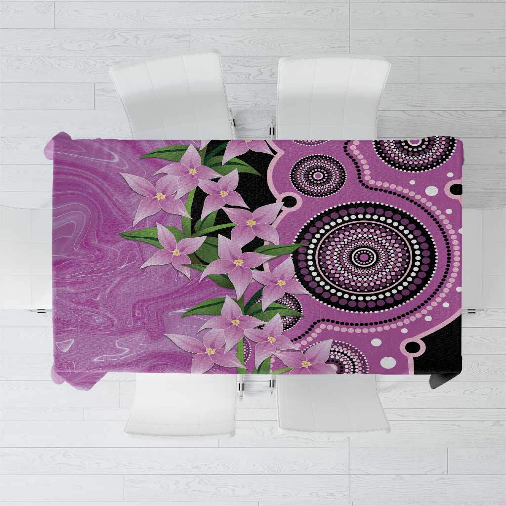 Australia Boronia Tablecloth Aussie Native Flowers Indigenous Art - Aussie Hoodie