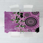 Australia Boronia Tablecloth Aussie Native Flowers Indigenous Art - Aussie Hoodie