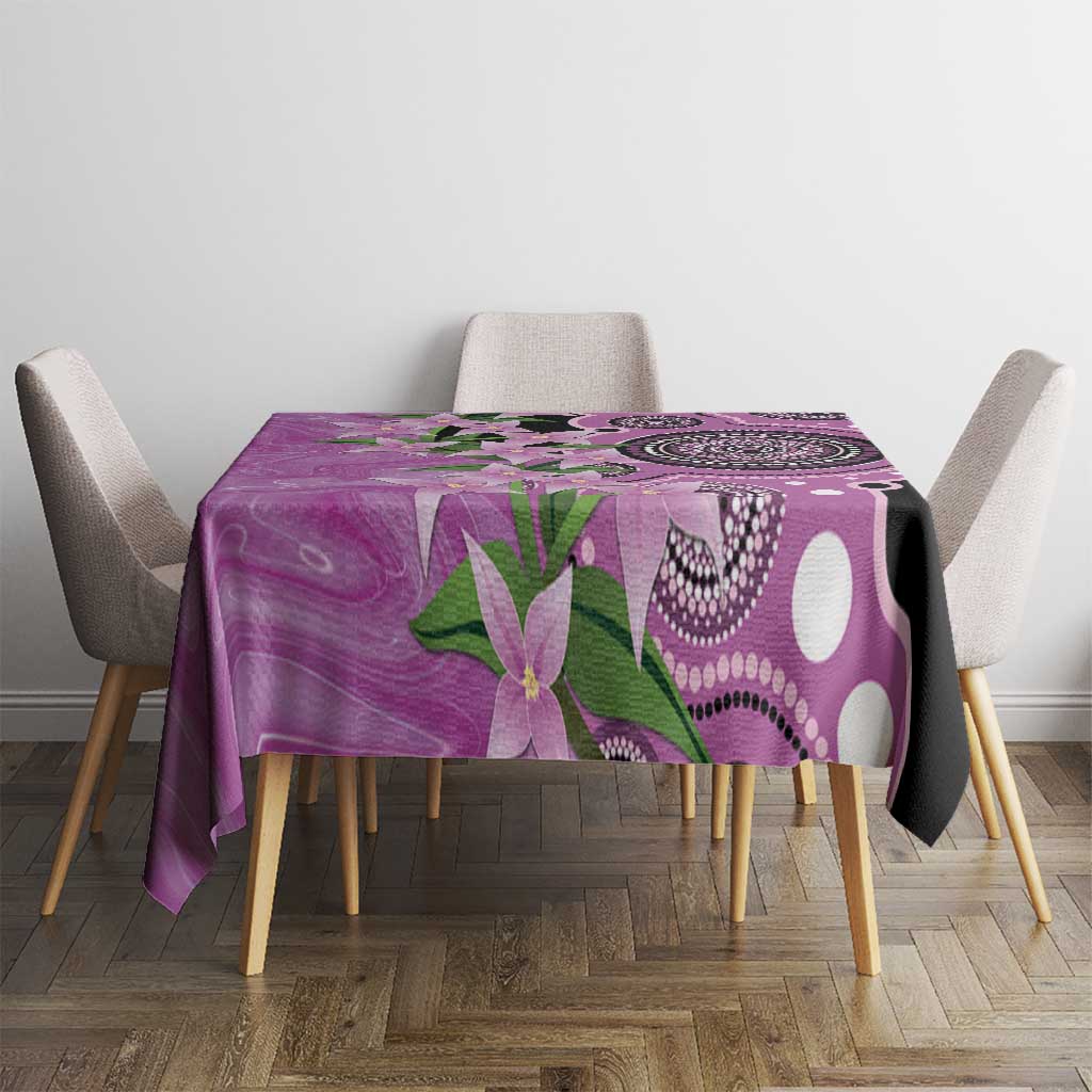 Australia Boronia Tablecloth Aussie Native Flowers Indigenous Art - Aussie Hoodie
