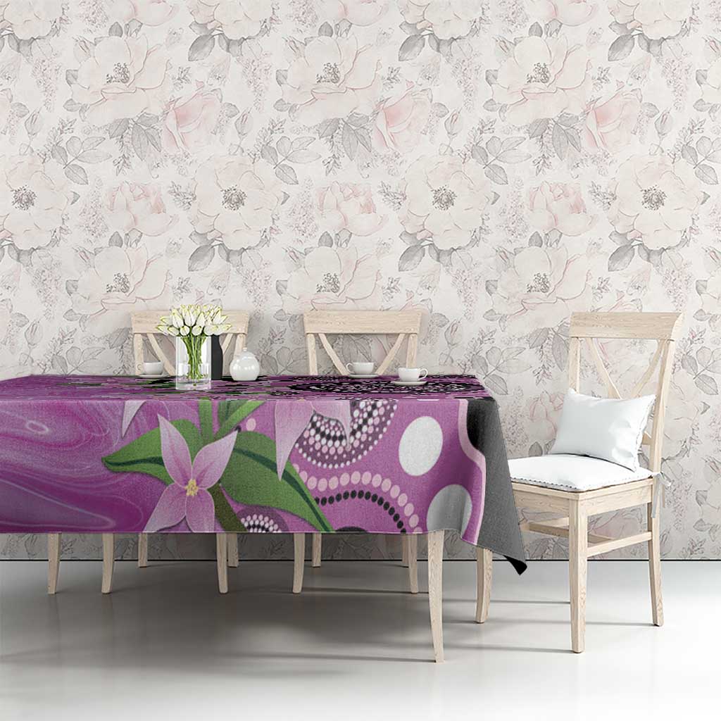 Australia Boronia Tablecloth Aussie Native Flowers Indigenous Art - Aussie Hoodie