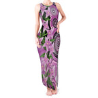 Australia Boronia Tank Maxi Dress Aussie Native Flowers Indigenous Art - Aussie Hoodie