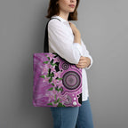 Australia Boronia Tote Bag Aussie Native Flowers Indigenous Art - Aussie Hoodie