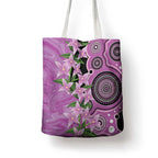 Australia Boronia Tote Bag Aussie Native Flowers Indigenous Art - Aussie Hoodie