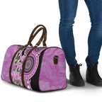 Australia Boronia Travel Bag Aussie Native Flowers Indigenous Art - Aussie Hoodie