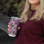 Australia Boronia Tumbler Cup Aussie Native Flowers Indigenous Art - Aussie Hoodie