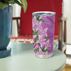Australia Boronia Tumbler Cup Aussie Native Flowers Indigenous Art - Aussie Hoodie