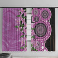 Australia Boronia Window Curtain Aussie Native Flowers Indigenous Art - Aussie Hoodie