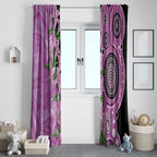 Australia Boronia Window Curtain Aussie Native Flowers Indigenous Art - Aussie Hoodie