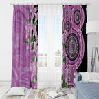 Australia Boronia Window Curtain Aussie Native Flowers Indigenous Art - Aussie Hoodie