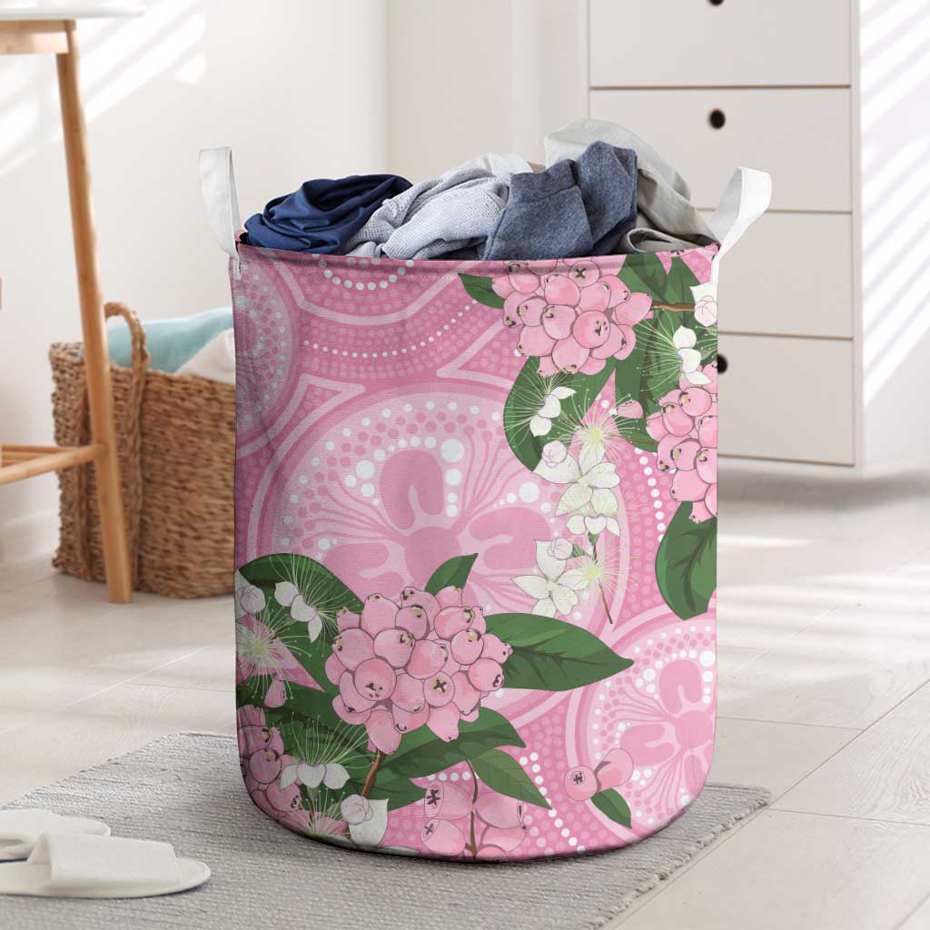 Australia Lilly Pilly Riberry Laundry Basket Aussie Native Flowers Indigenous Art - Aussie Hoodie