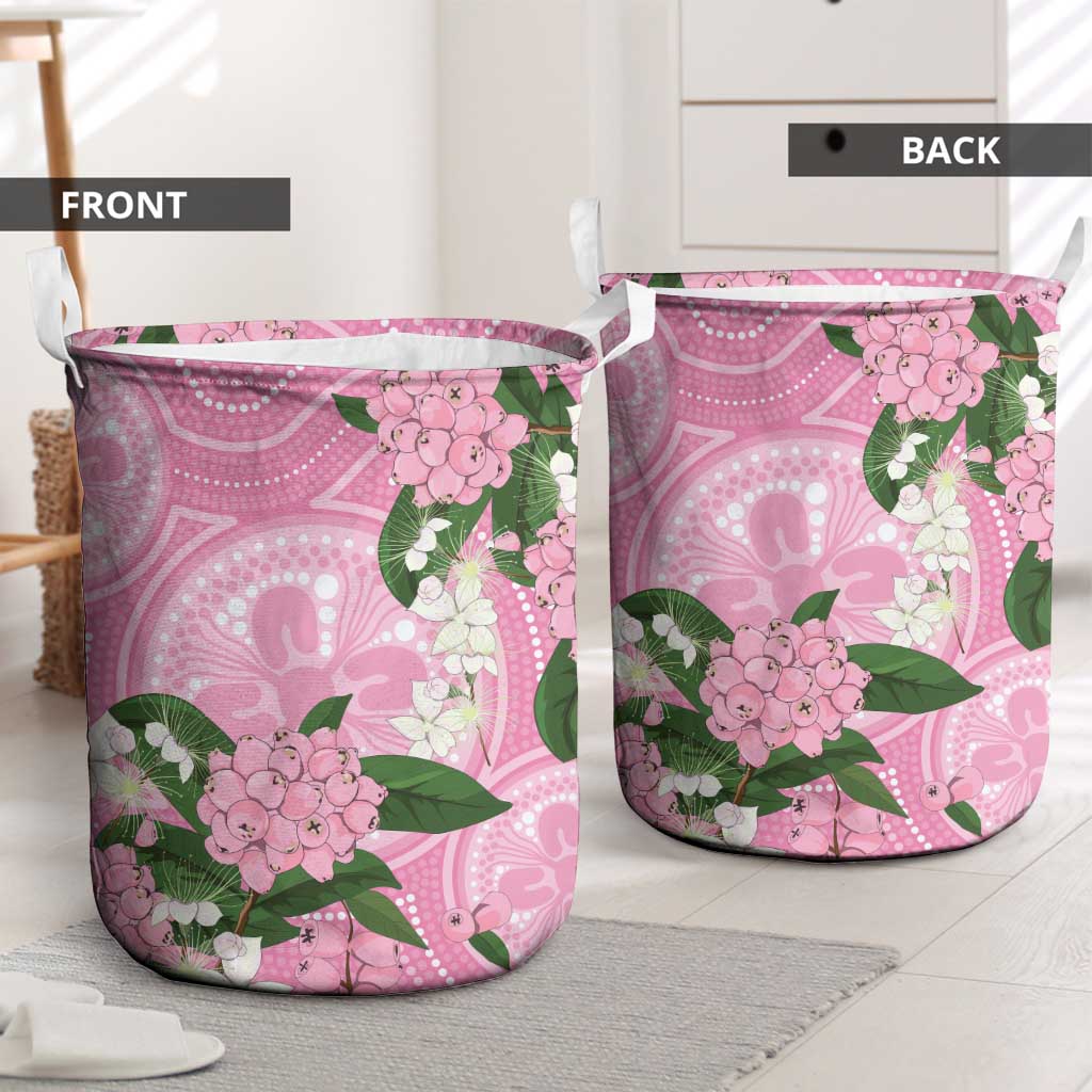 Australia Lilly Pilly Riberry Laundry Basket Aussie Native Flowers Indigenous Art - Aussie Hoodie