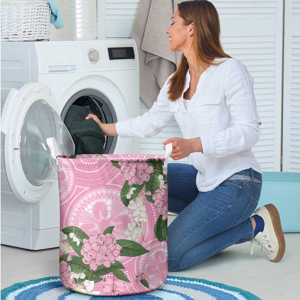 Australia Lilly Pilly Riberry Laundry Basket Aussie Native Flowers Indigenous Art - Aussie Hoodie