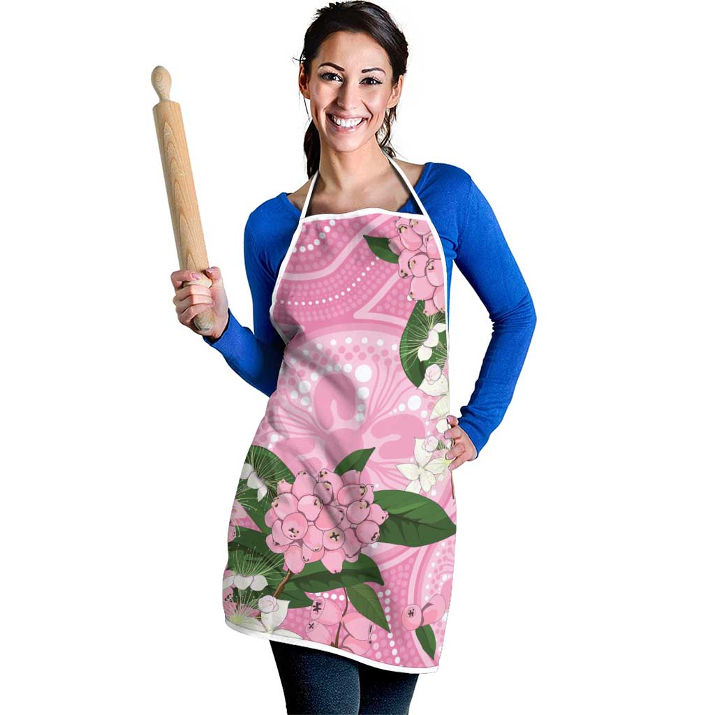 Australia Lilly Pilly Riberry Apron Aussie Native Flowers Indigenous Art - Aussie Hoodie
