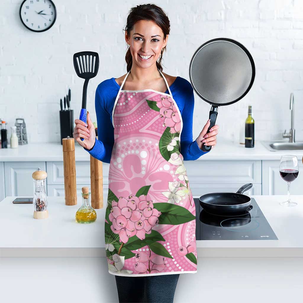 Australia Lilly Pilly Riberry Apron Aussie Native Flowers Indigenous Art - Aussie Hoodie