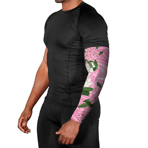 Australia Lilly Pilly Riberry Arm Sleeves Aussie Native Flowers Indigenous Art - Aussie Hoodie