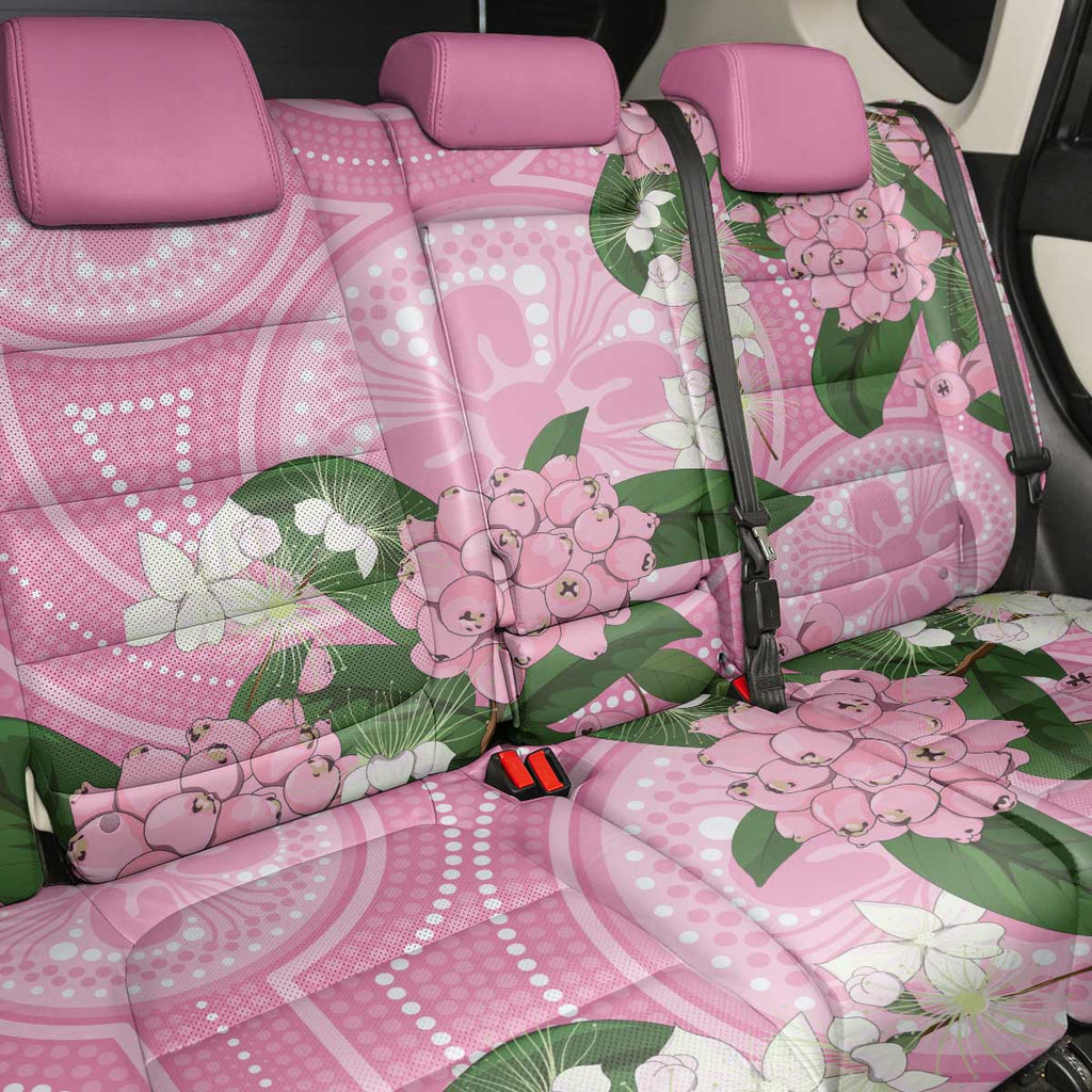 Australia Lilly Pilly Riberry Back Car Seat Cover Aussie Native Flowers Indigenous Art - Aussie Hoodie